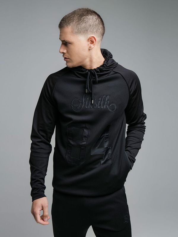 Retro Sports Hoodie Black