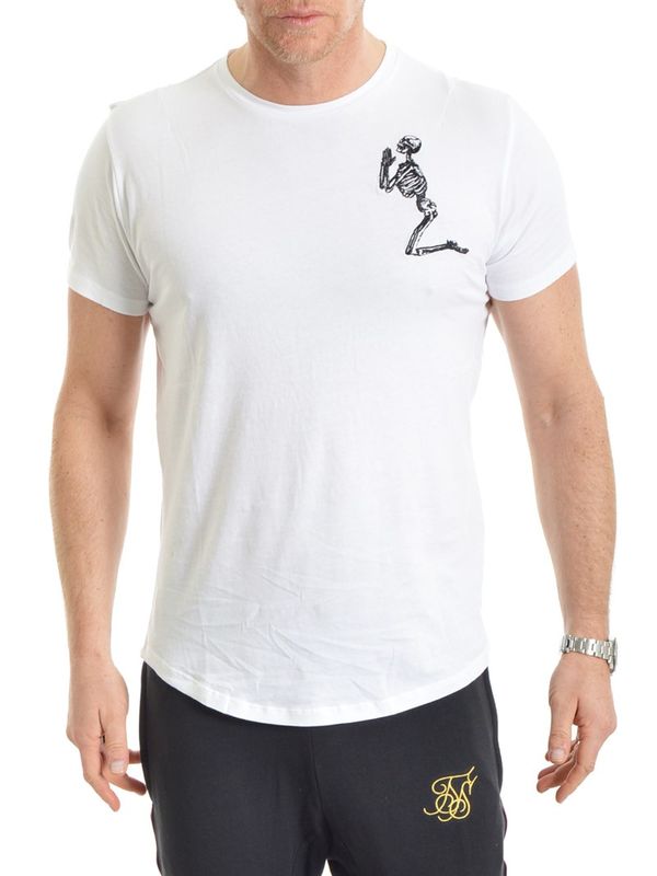 Praying Skeleton Tee White