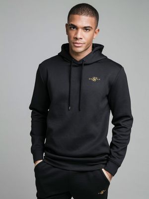 Overhead Sport Hoodie Black/Gold