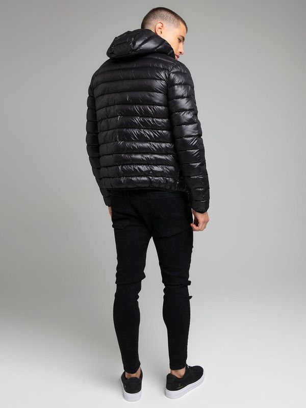 Light Weight Bubble Jacket Black