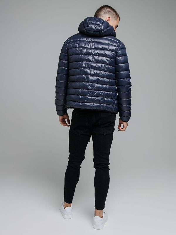 Light Weight Bubble Jacket Navy