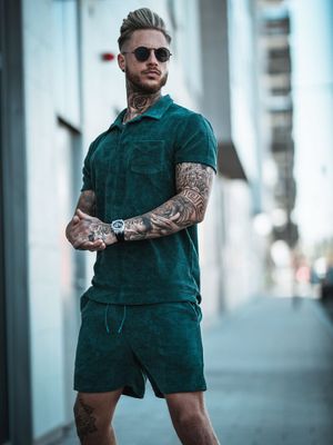 Berry Piké Dark Green