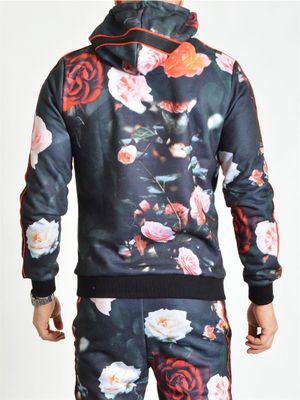 Hype Roses Stripe Hoodie