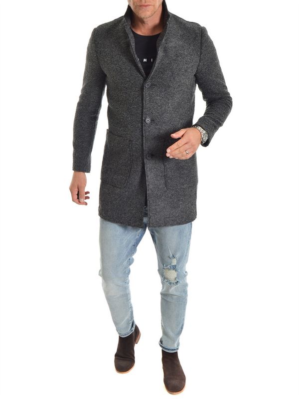 Malone 2.0 Coat Dark Grey Melange