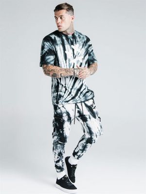 SA Essential Tee Black/White Tie Dye