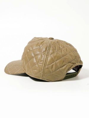 Quilted Nylon Trucker Khaki
