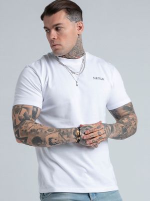 Logo Relaxed Fit Tee White