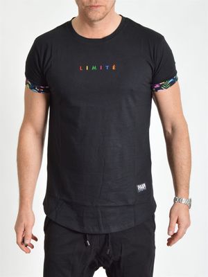 Multicolor Tee Black