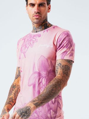 Hawaii Half Tee Pink
