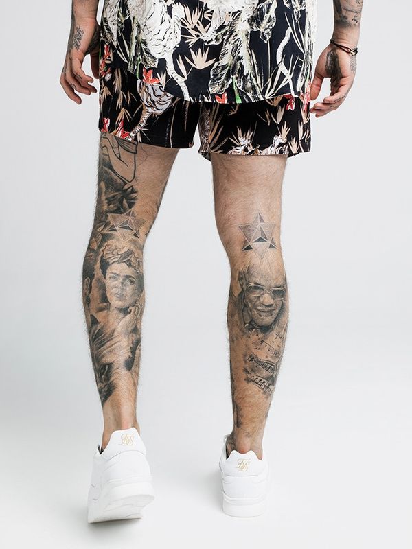 Black Lion Swim Shorts