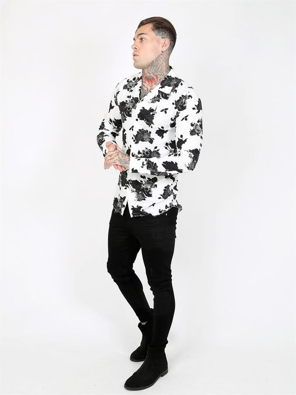 L/S Flower Resort Shirt