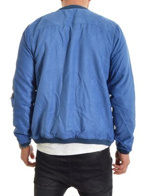 DiD Suede Bomber Blue