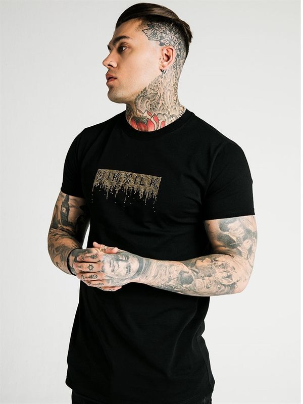 Rhinestone Creep Tee Black