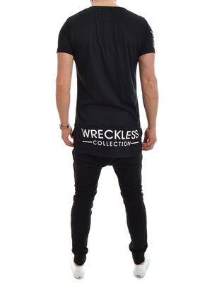 Backprint Tee Svart
