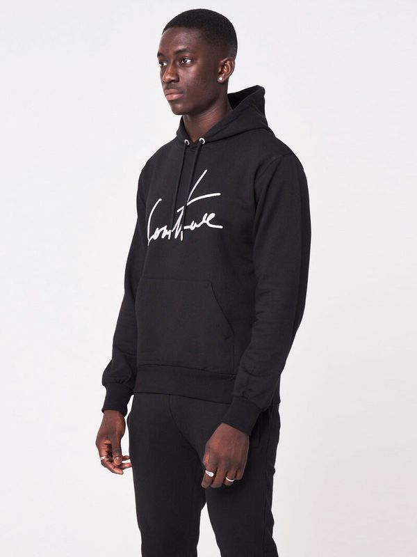 Slim Fit Hoodie Black