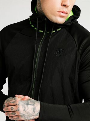 Adapt Crushed Nylon Zip Through