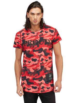 PC Military Tee Red