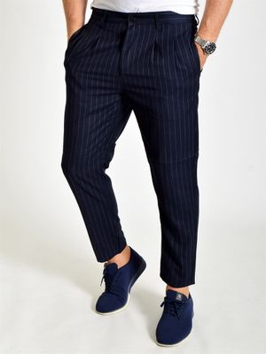 Linus Slim Stripe Navy