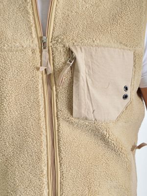 Kayson Teddy Vest Beige