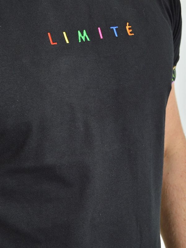Multicolor Tee Black