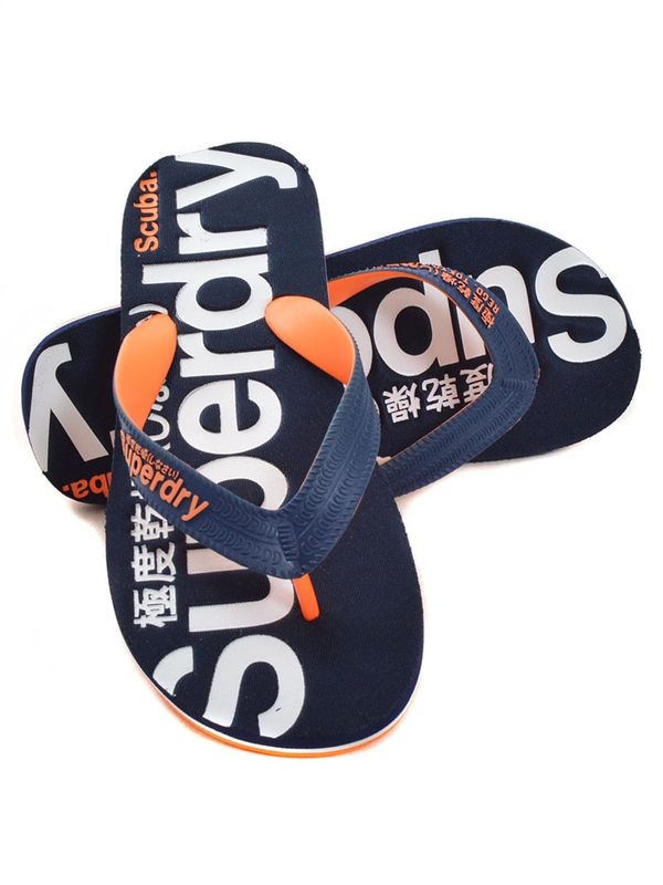 Flip Flop Navy/Orange