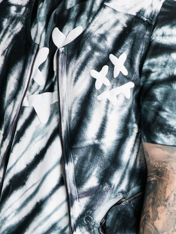SA Utility Vest Black/White Tie Dye