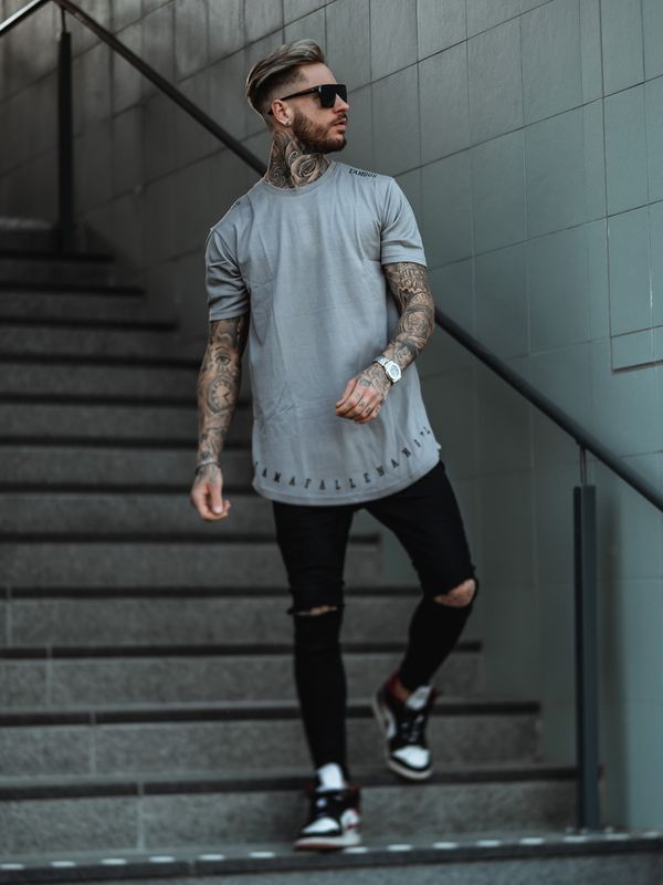 Fallen Angel Tee Mud Grey