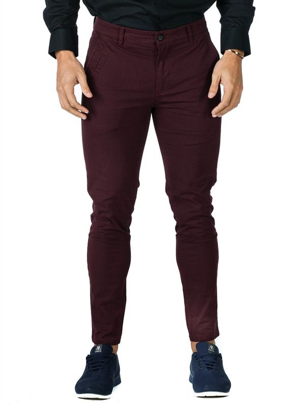 Nick Chinos Dark Red