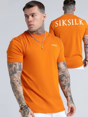 Logo Relaxed Fit Tee Orange