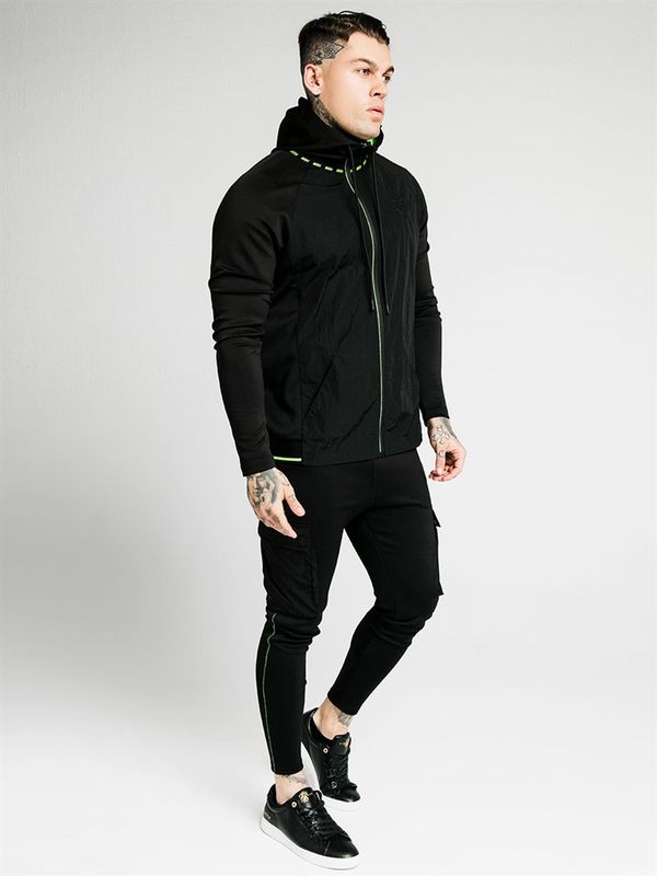 Adapt Crushed Nylon Zip Through