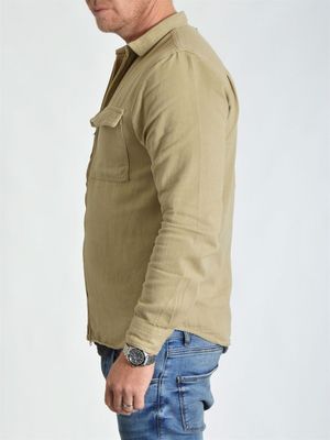 Mark Denim Overshirt Sand