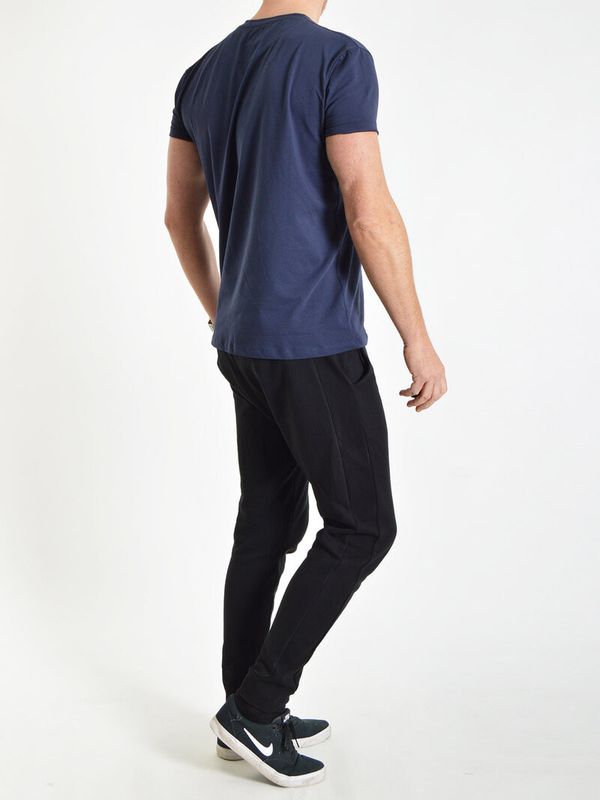 Big Logo Straight Tee Navy