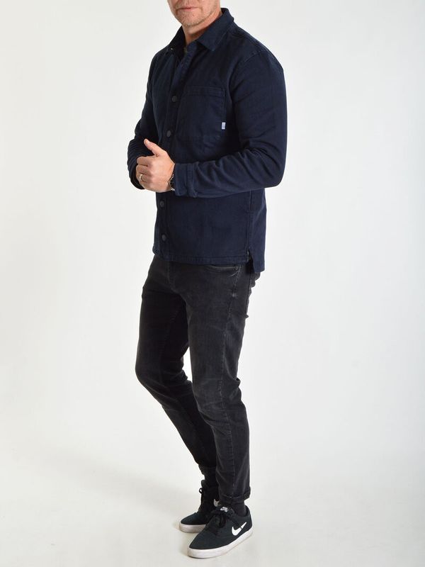 Ramon Twill Overshirt Navy