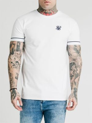 High Collar Tee White
