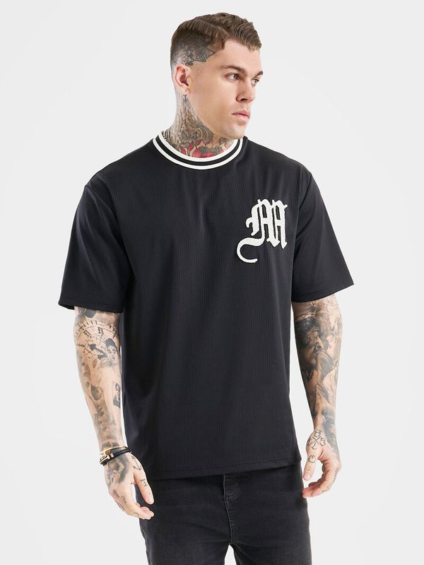 Messi x Drop Shoulder Tee Black