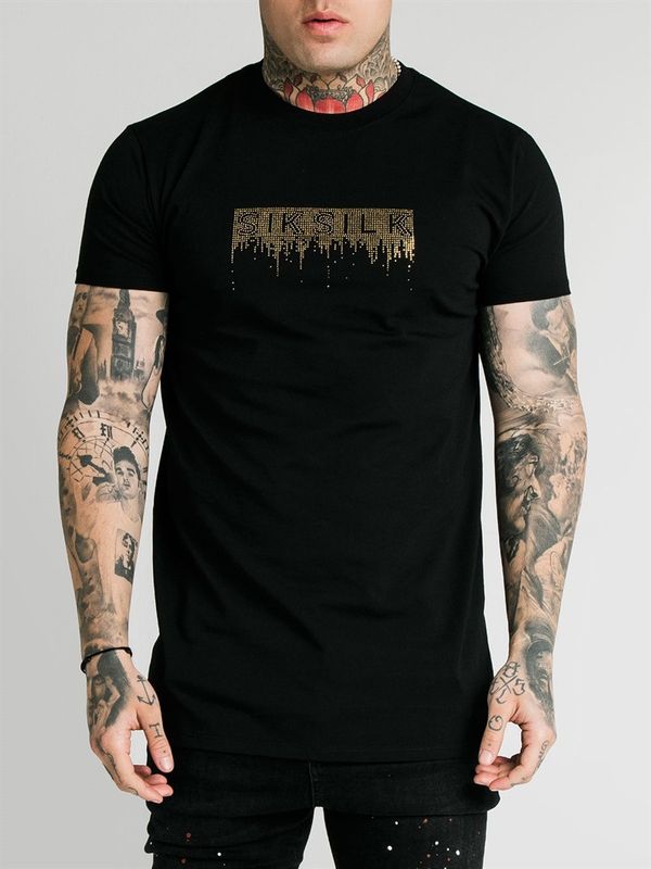 Rhinestone Creep Tee Black