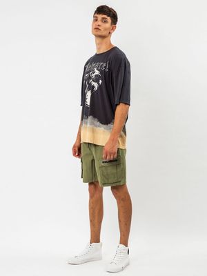Beware Tee Washed Black