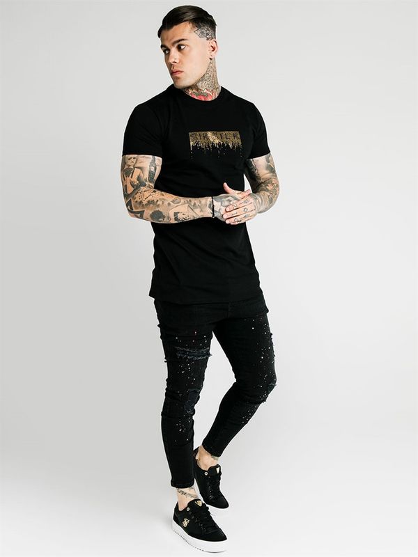 Rhinestone Creep Tee Black