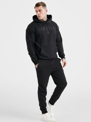 Messi x Monogram Oversized Hoodie Black