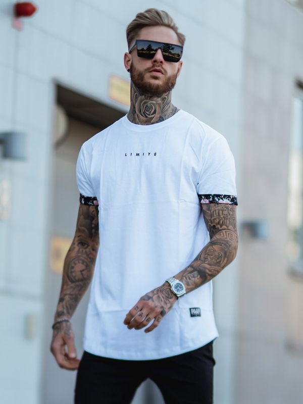 AA Zebra Roses Tee White