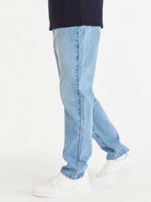 Blue Straight Cut Denim