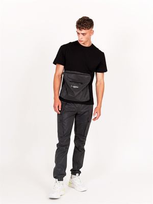 Reflective Pocket Tee Black