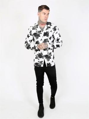 L/S Flower Resort Shirt