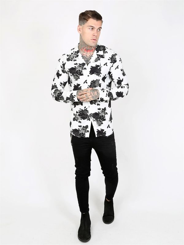 L/S Flower Resort Shirt