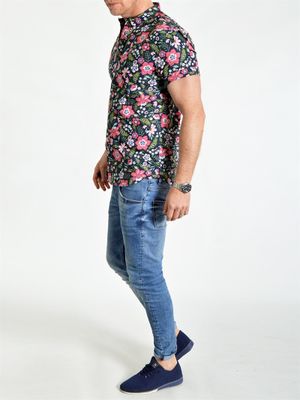 Johan Exotic S/S Pink Flowers