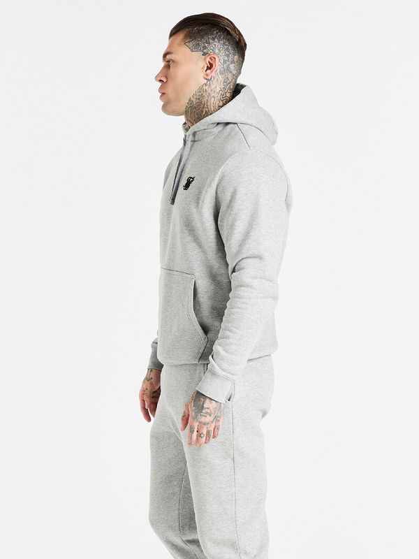Core Overhead Hoodie Grey Marl