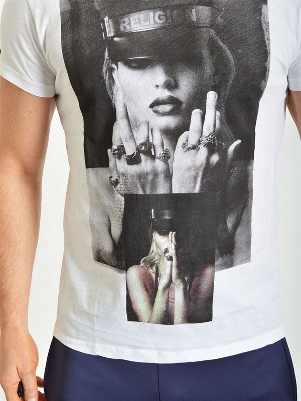 F Off Tee White