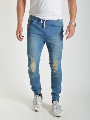 The Jogger Mid Indigo