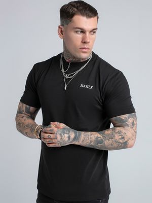 Logo Relaxed Fit Tee Black