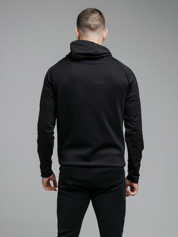 Retro Sports Hoodie Black